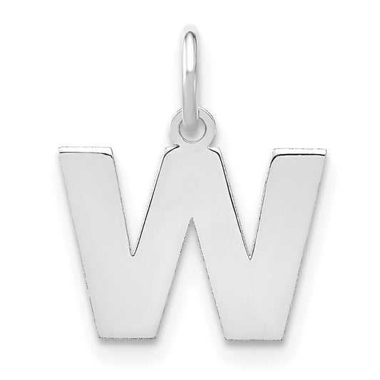 10kw Letter W Initial Pendant