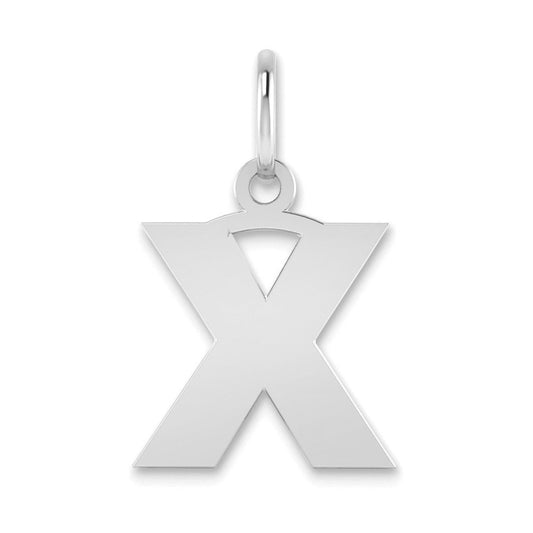 10kw Letter X Initial Pendant