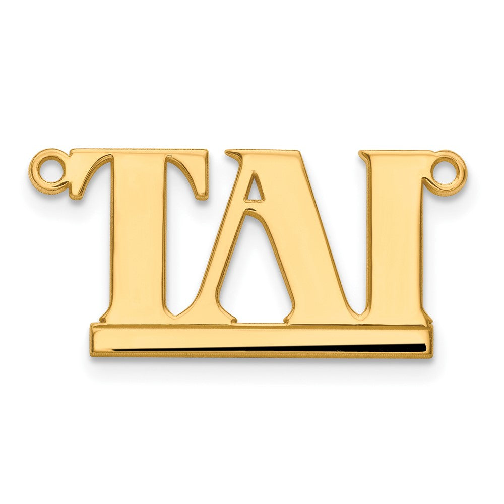 10k Yellow Gold Underlined Name Plate
