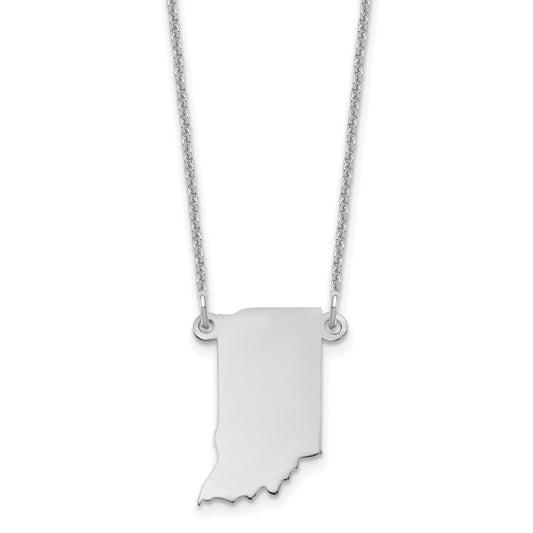 14KW Indiana State Necklace