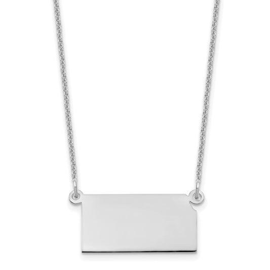 14KW Kansas State Necklace