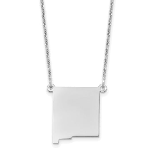 14KW New Mexico State Necklace