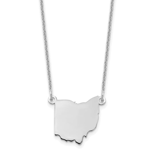 14KW Ohio State Necklace