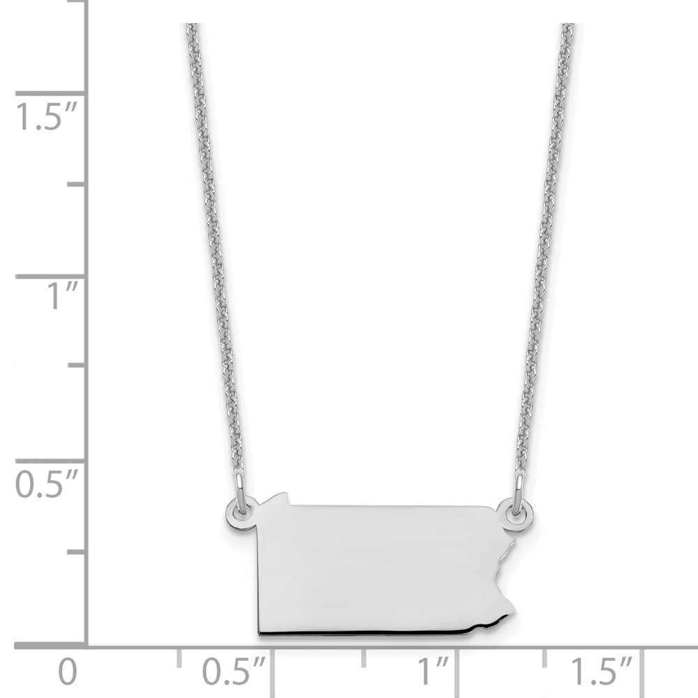 14KW Pennsylvania State Necklace