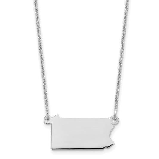 14KW Pennsylvania State Necklace
