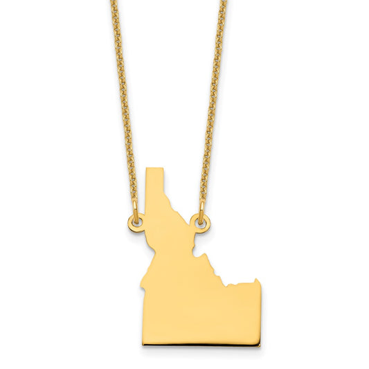 14KY Idaho State Necklace