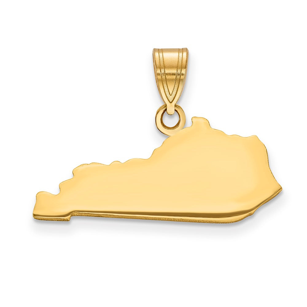14KY Kentucky State Pendant