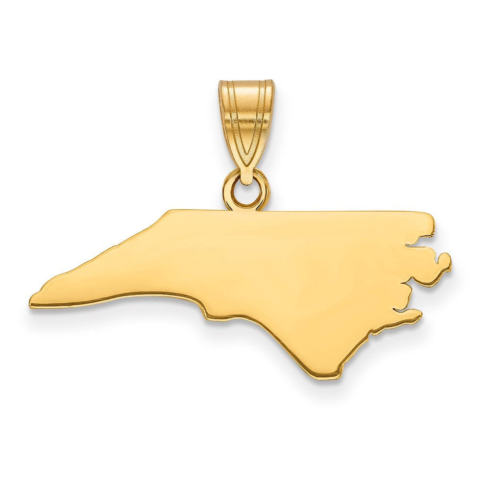 14KY North Carolina State Pendant
