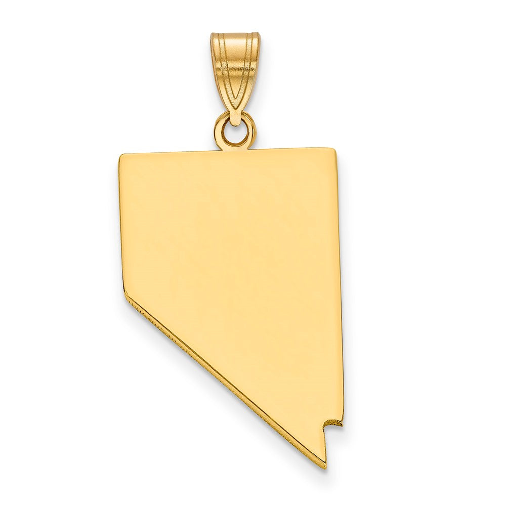 14KY Nevada State Pendant