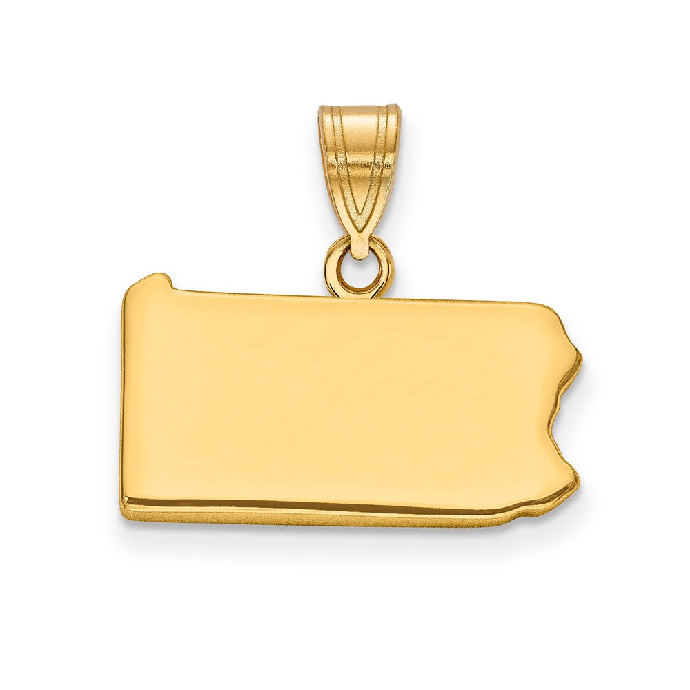 14KY Pennsylvania State Pendant