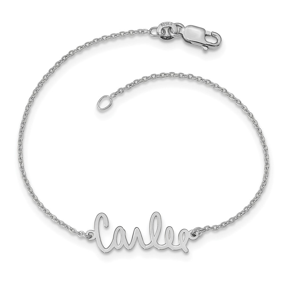 14k White Gold Signature Bracelet