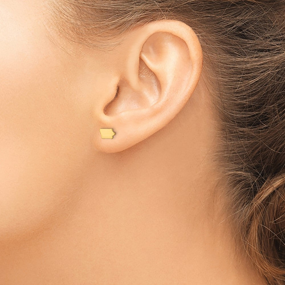 14KY Iowa State Earrings