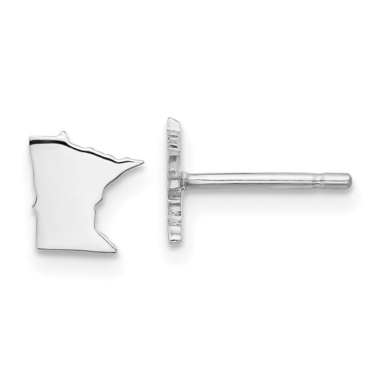 14KW Minnesota State Earrings