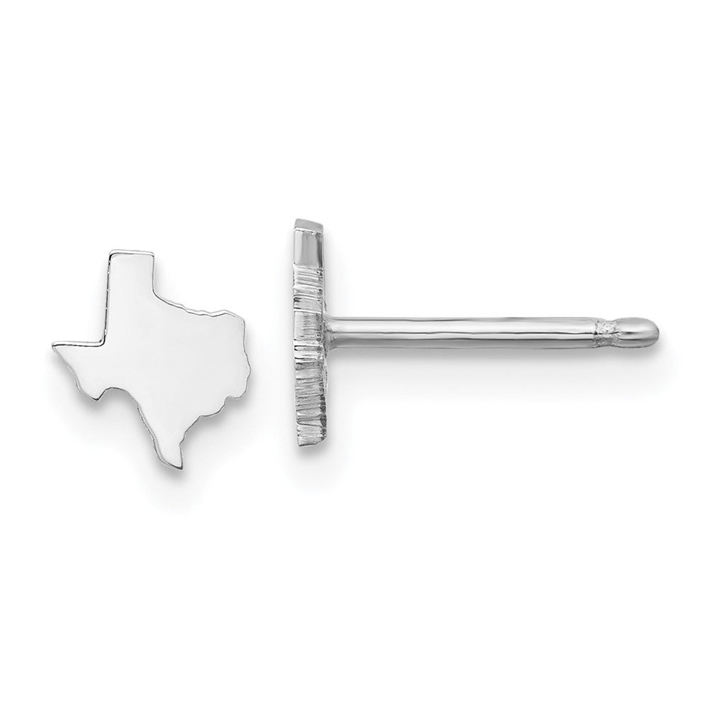 14KW Texas State Earrings