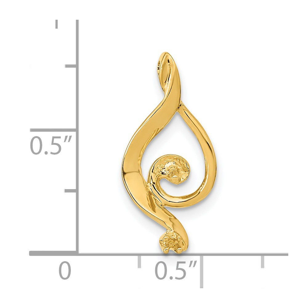 14k 5.5mm White Round Freshwater Cultured Pearl VS Diamond Pendant