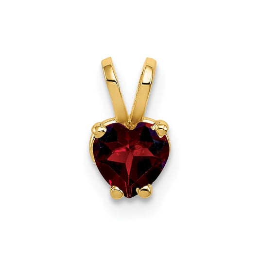14k Garnet pendant