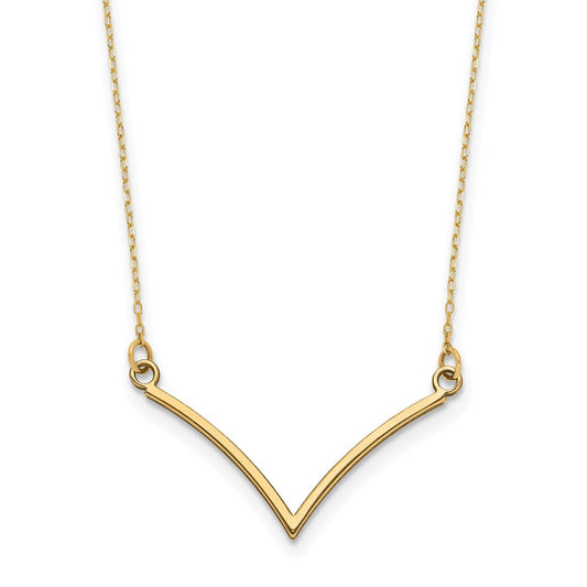 14k V Necklace