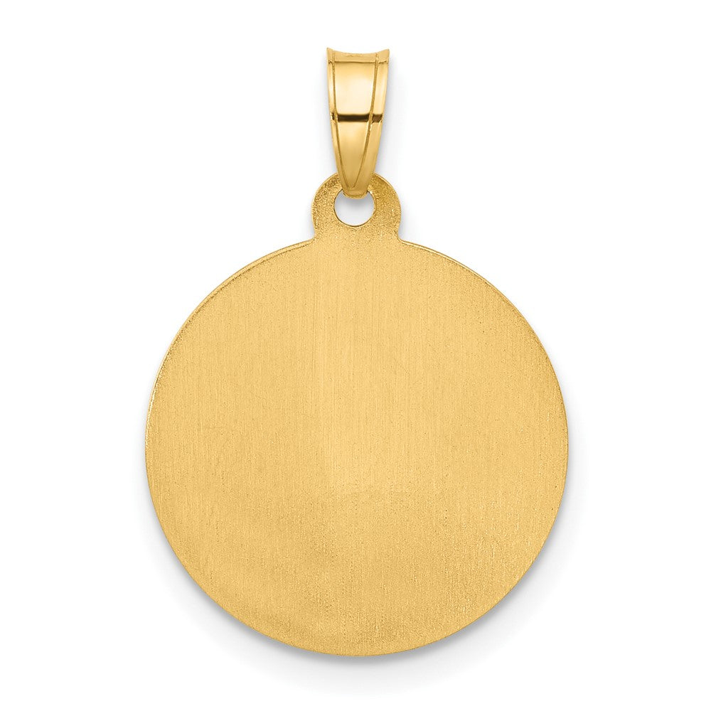 14K Hollow Our of Mt Carmel Medal