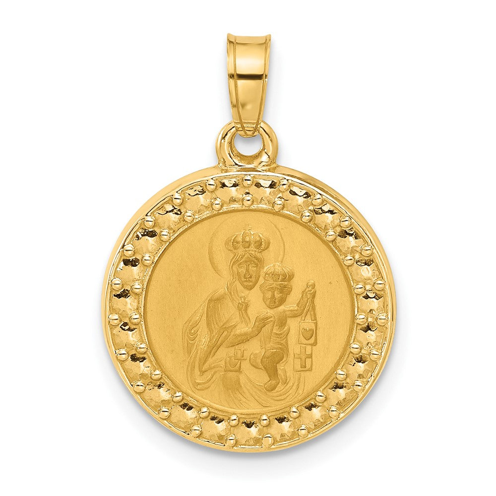 14K Hollow Our of Mt Carmel Medal