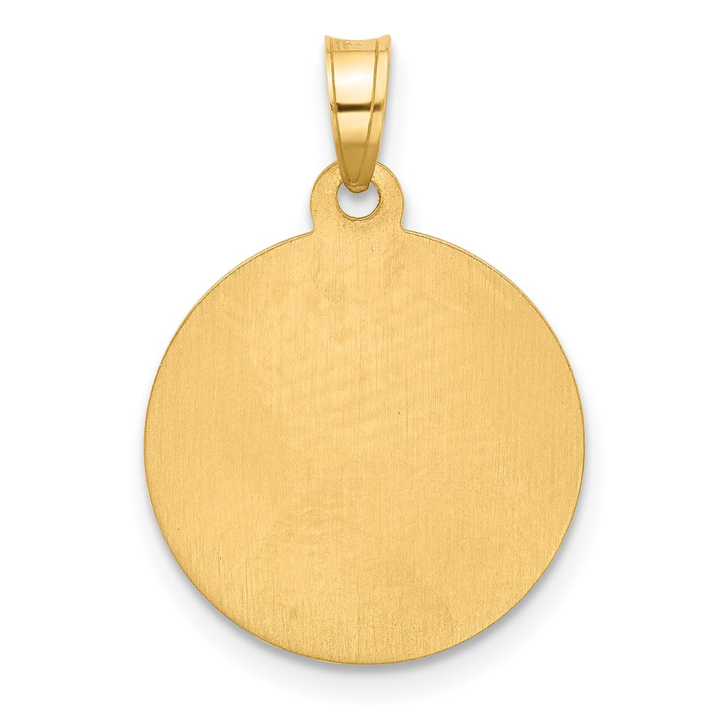 14k and Rhodium Hollow of Sorrows Pendant