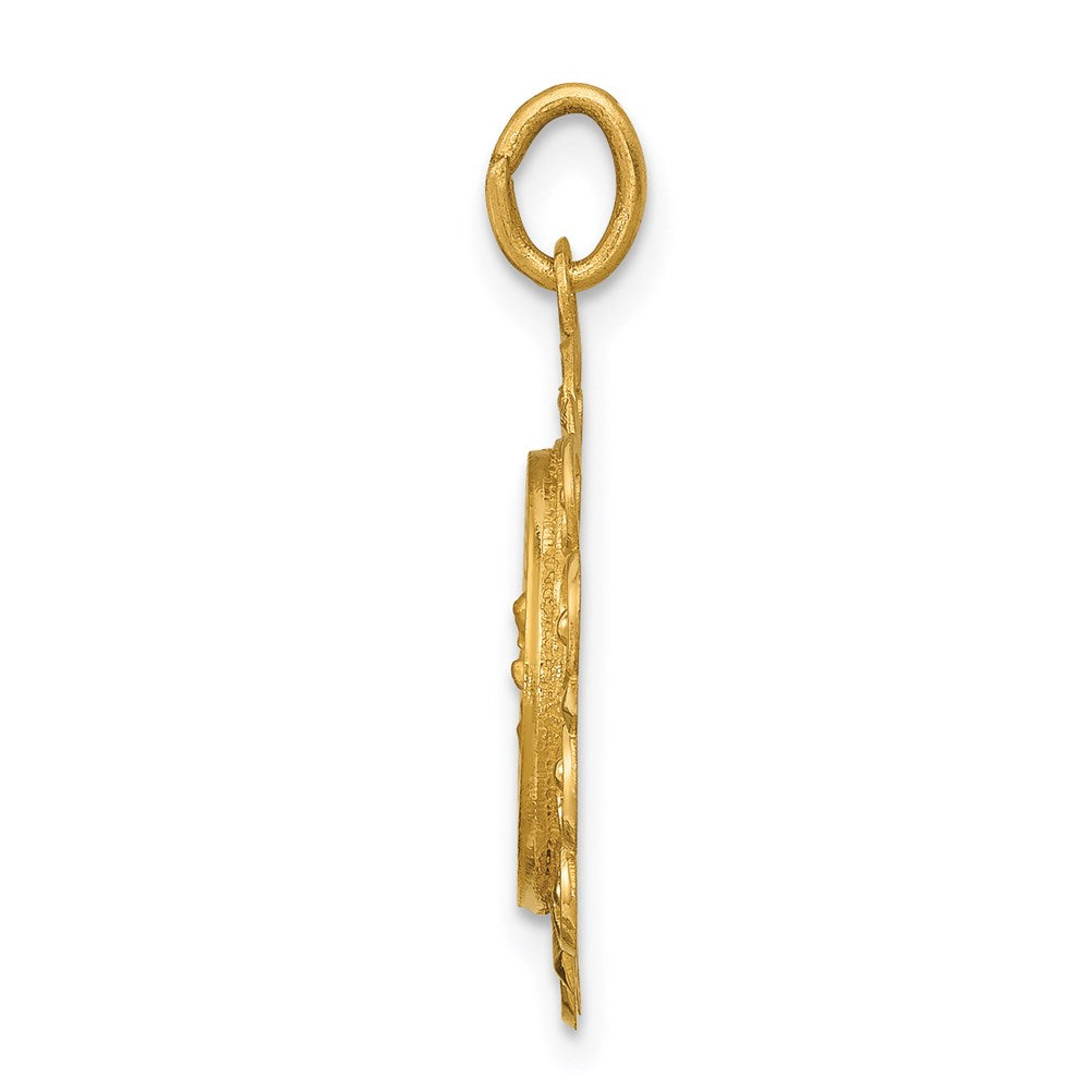 14k Our of Perpetual Help Medal Charm