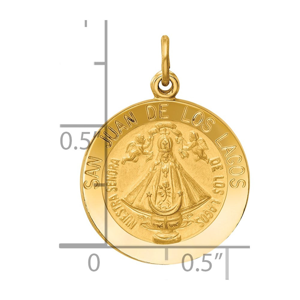14k Our of San Juan Medal Pendant