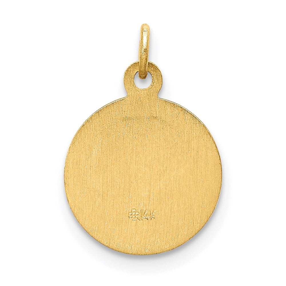 14k Our of Lourdes Medal Charm