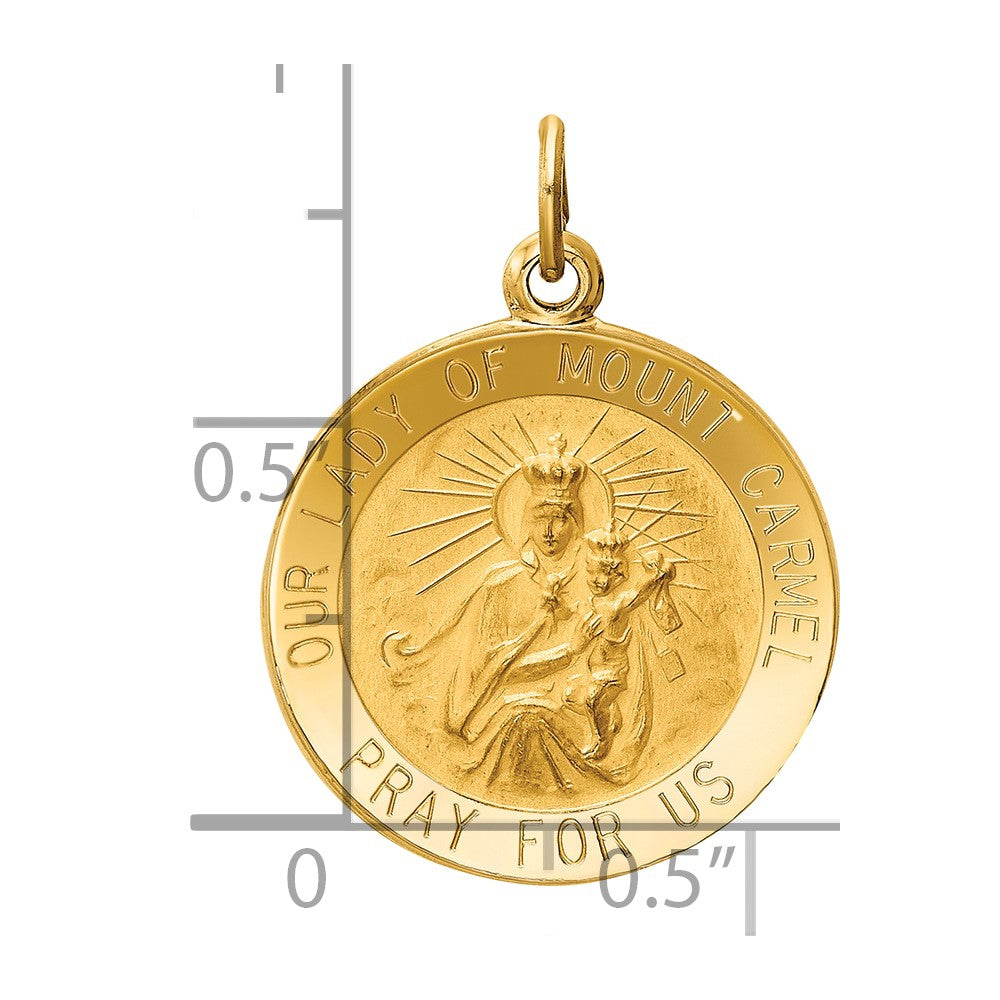 14k Our of Mt. Carmel Medal Charm