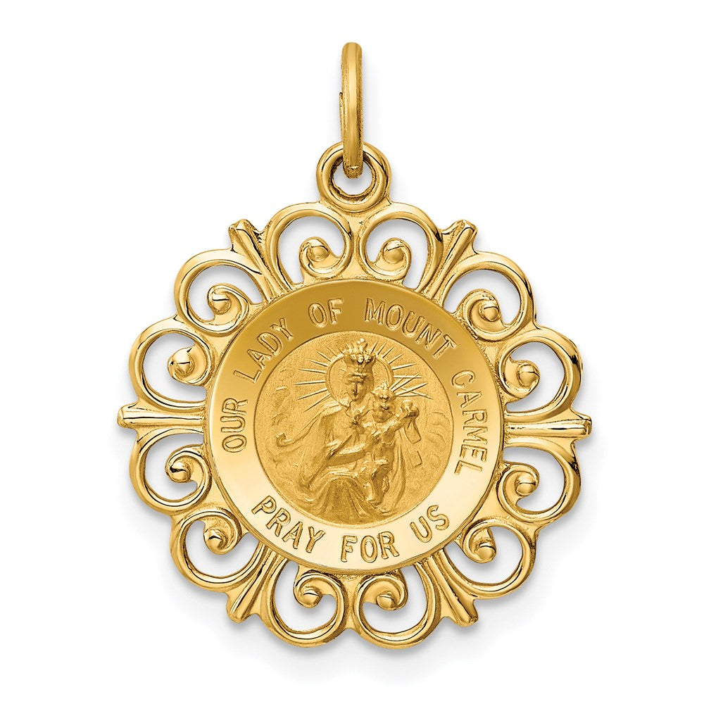 14k Our of Mt. Carmel Medal Charm
