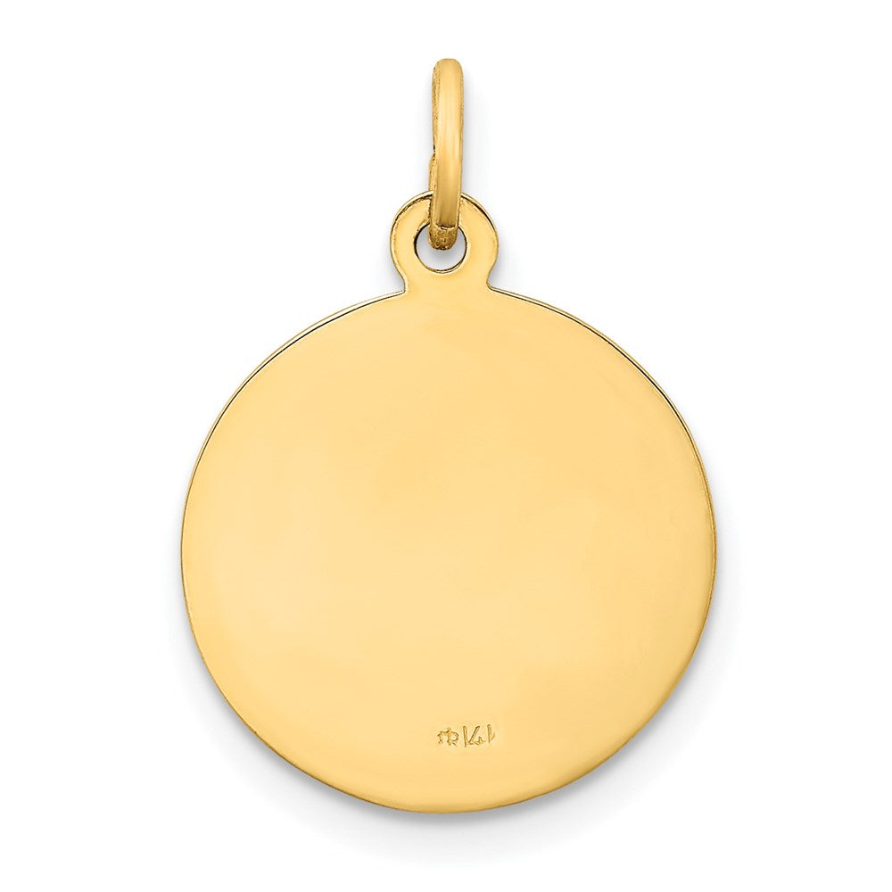 14k Our of Fatima Medal Charm