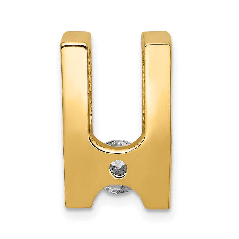 14k VS 5.25mm Diamond Slide