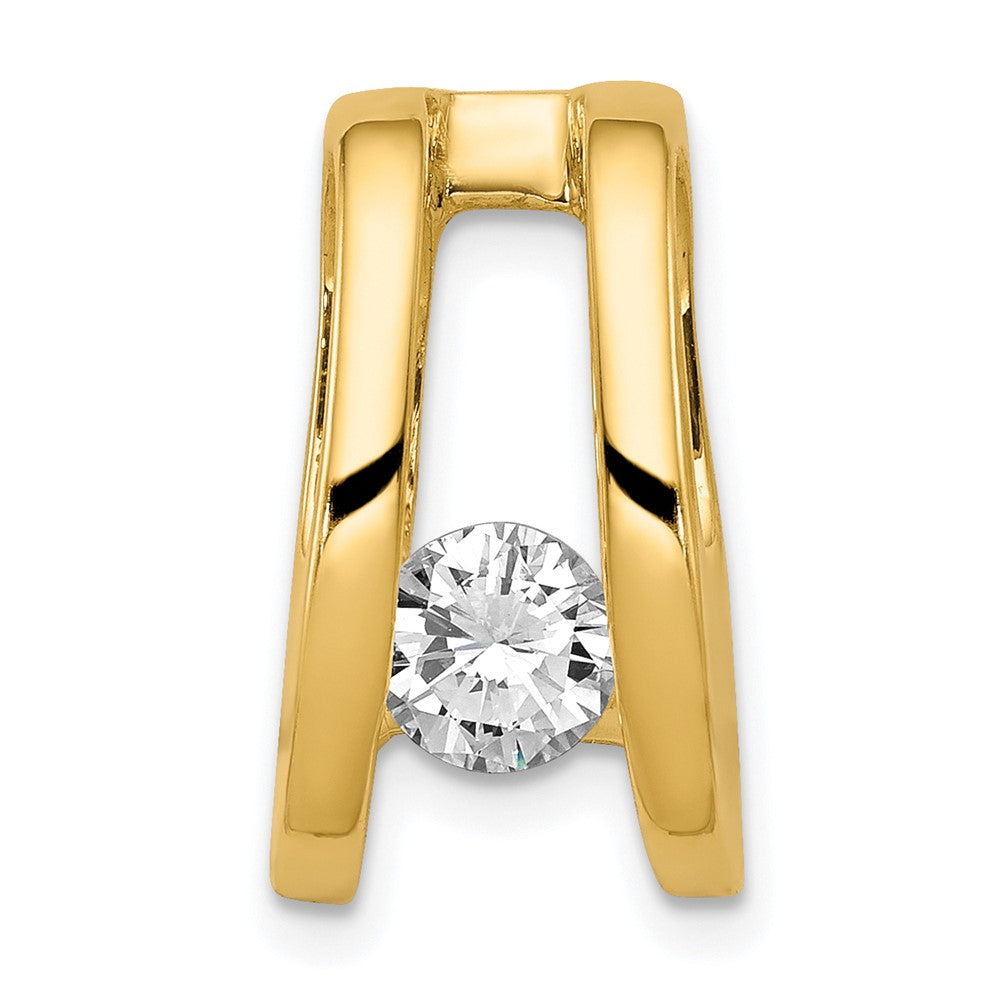 14k A 5.25mm Diamond Slide
