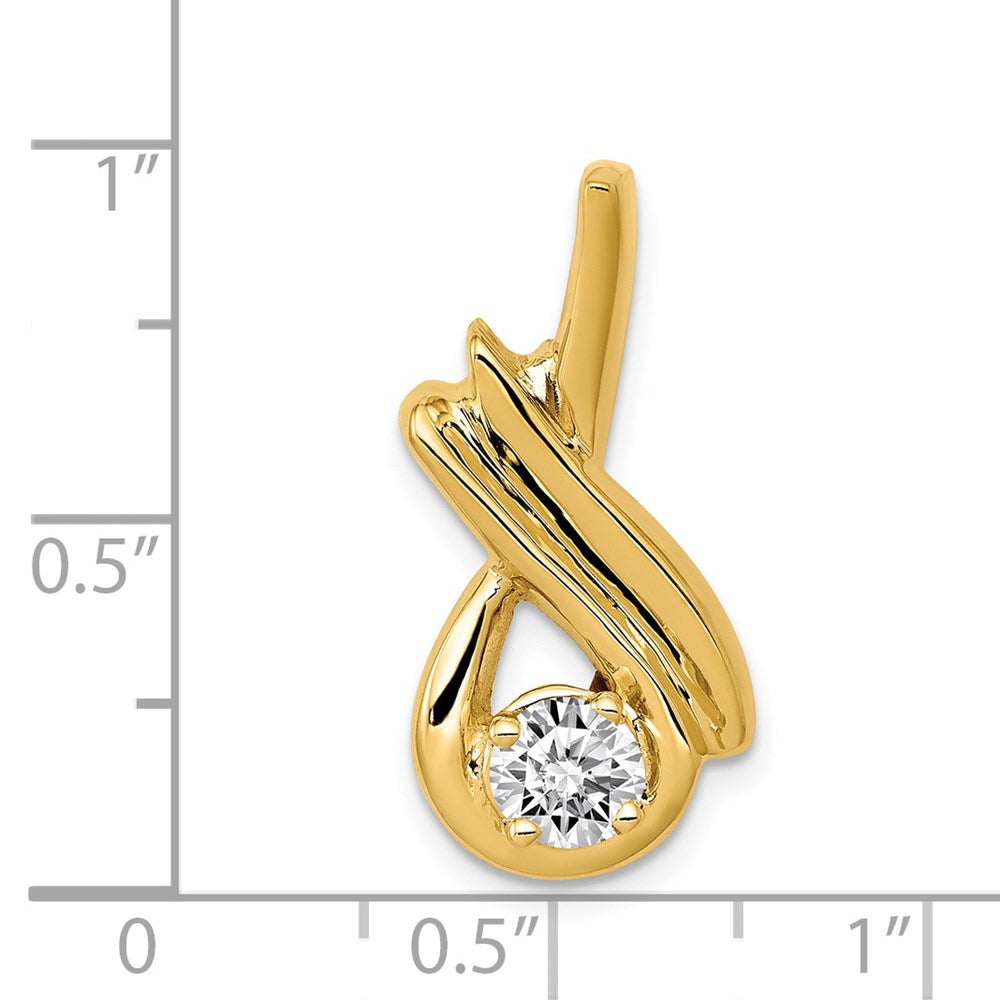 14k VS Diamond slide