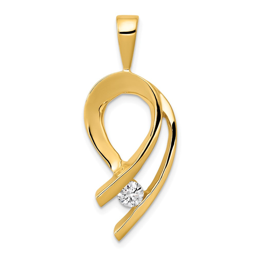 14k Holds 1-4mm stone, A Diamond Slide