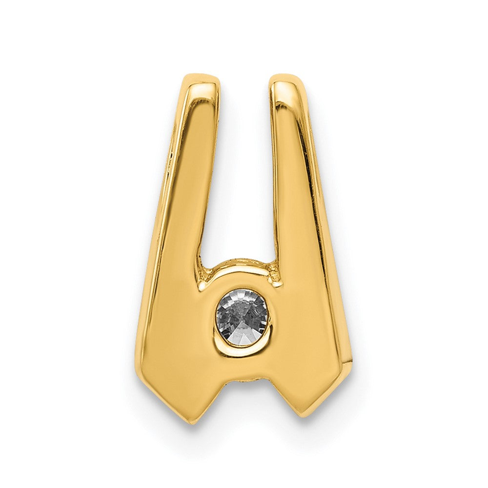 14k VS 4mm Diamond Slide