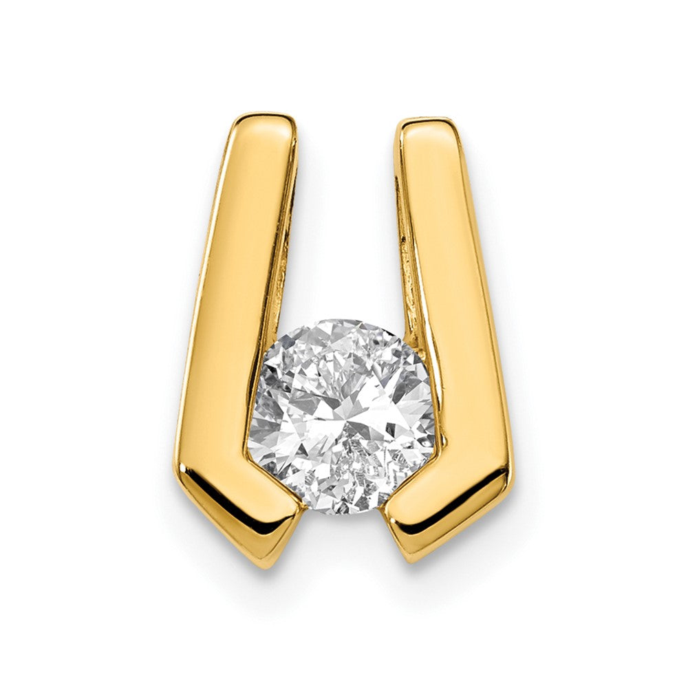 14k A 4.5mm Diamond Slide