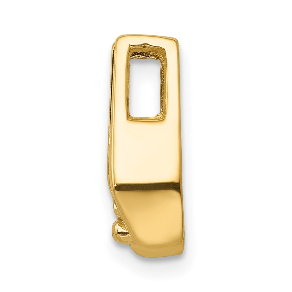14k 4.75mm AA Diamond Slide
