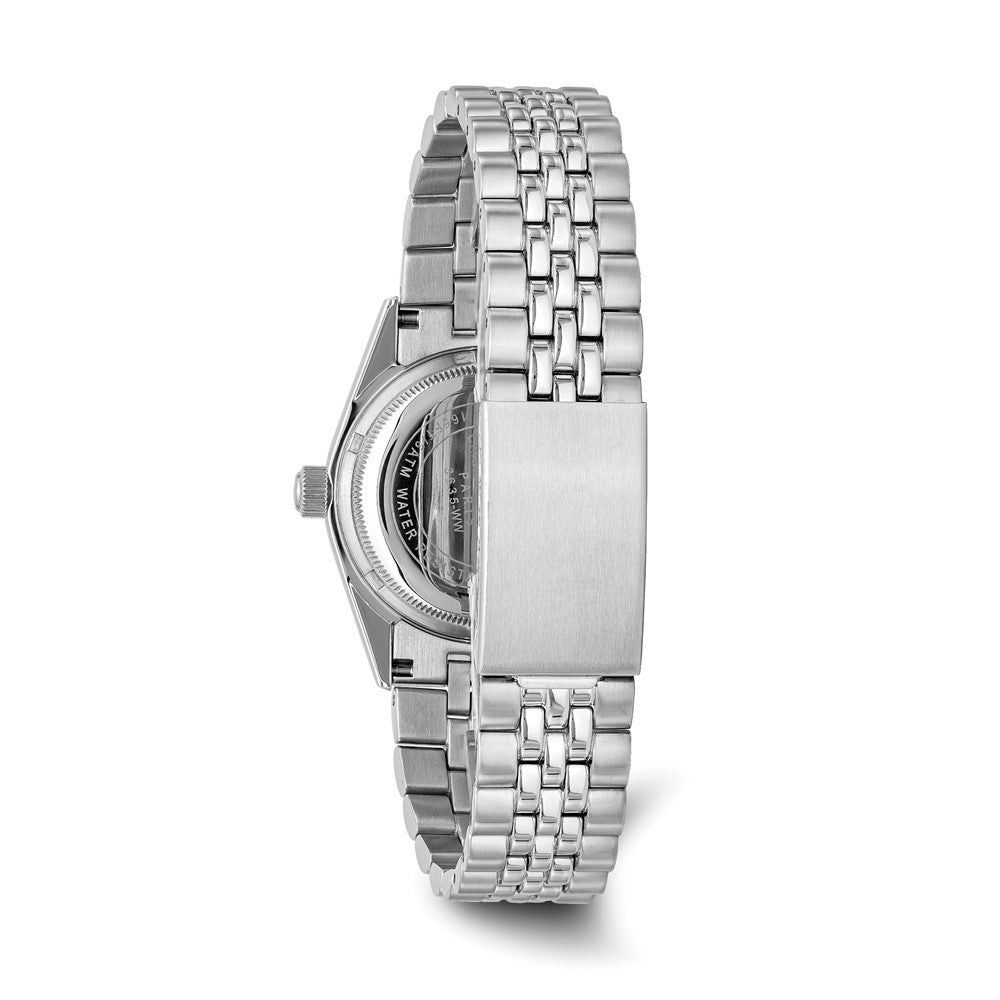Mens Charles Hubert Stainless Steel Off White Dial Watch
