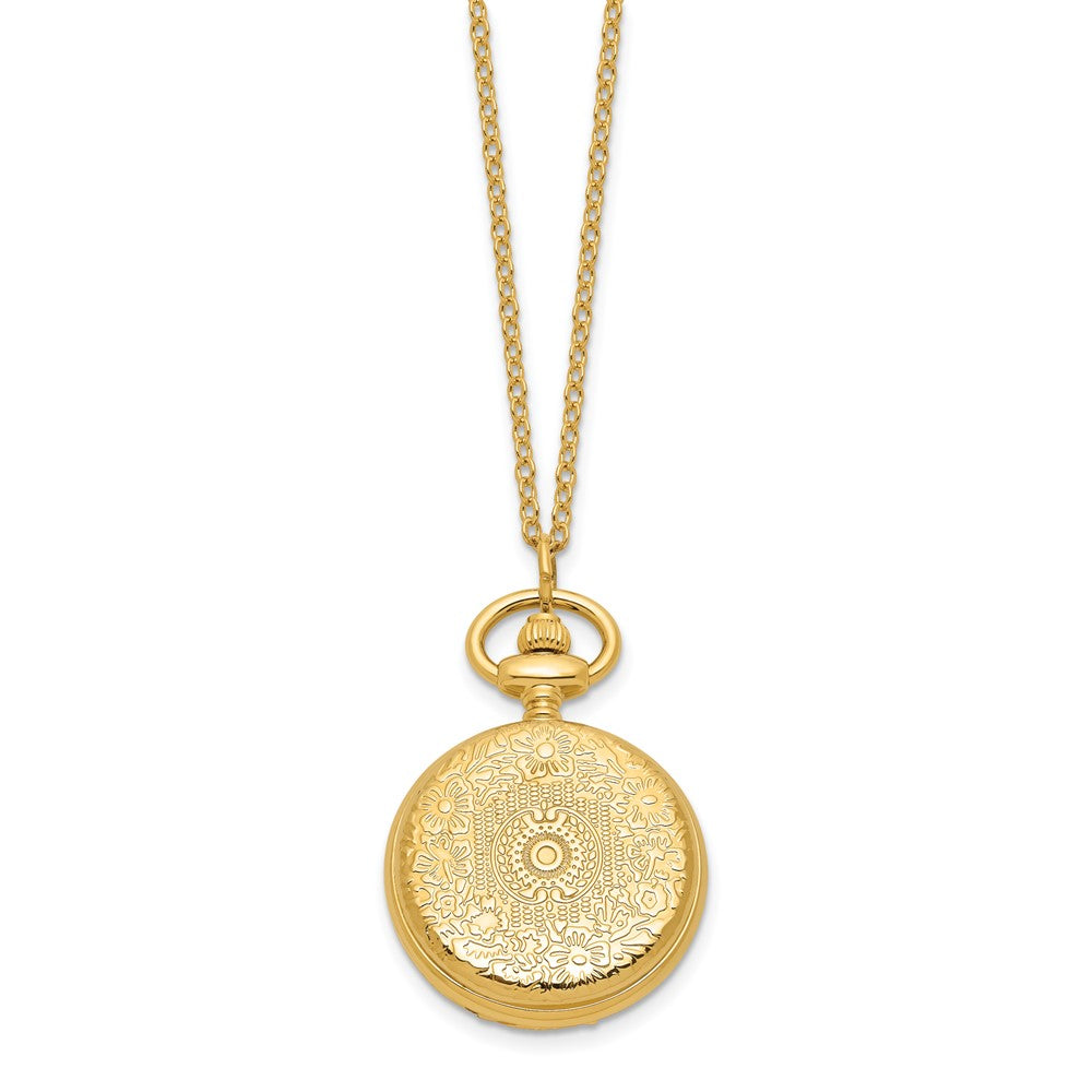 Ladies Charles Hubert Gold-finish Brass Pendant Watch