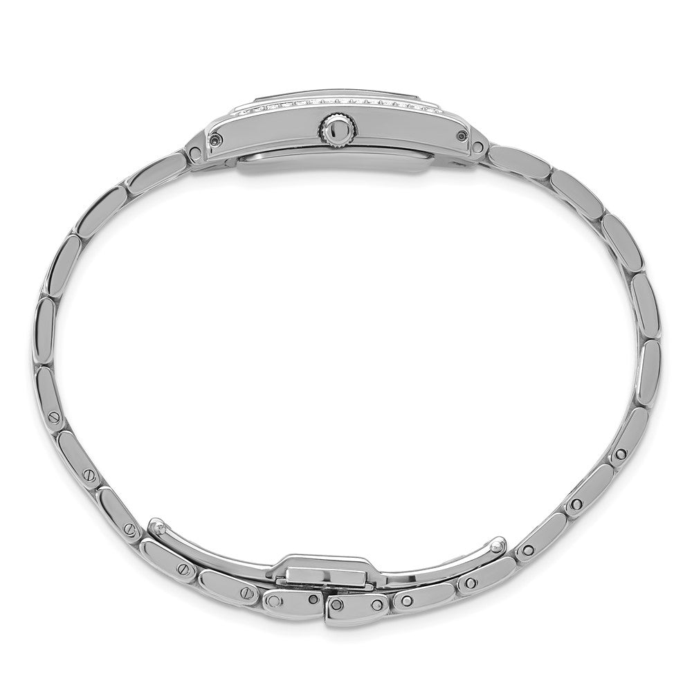 Ladies Charles Hubert Solid Stainless Steel Black Dial 20x25mm Watch