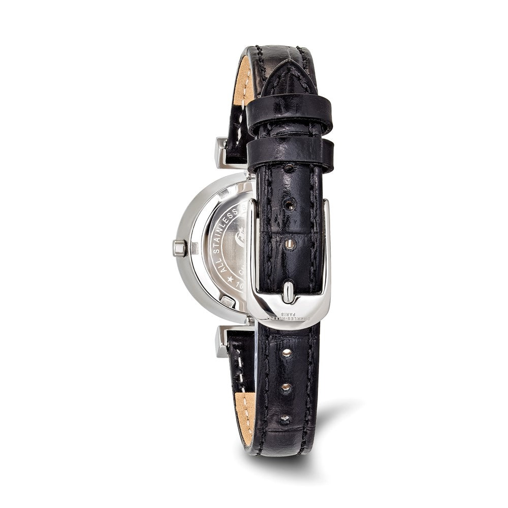 Ladies Charles Hubert Stainless Steel White Dial Watch