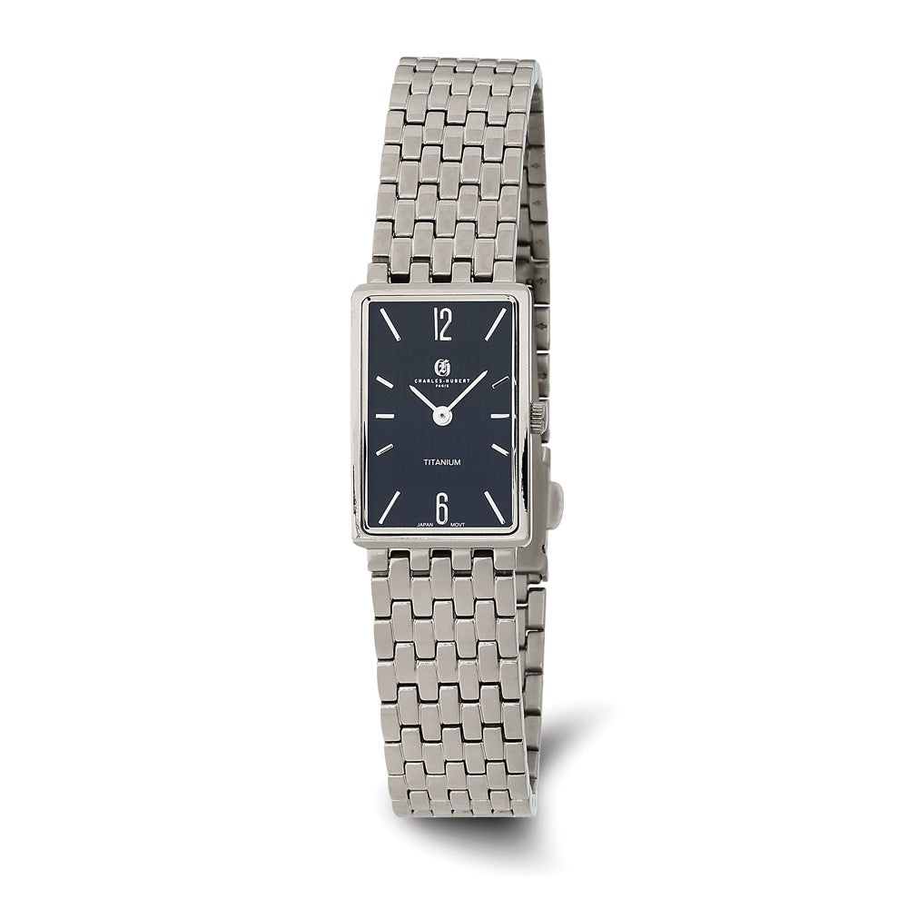 Charles Hubert Titanium Black Dial Watch