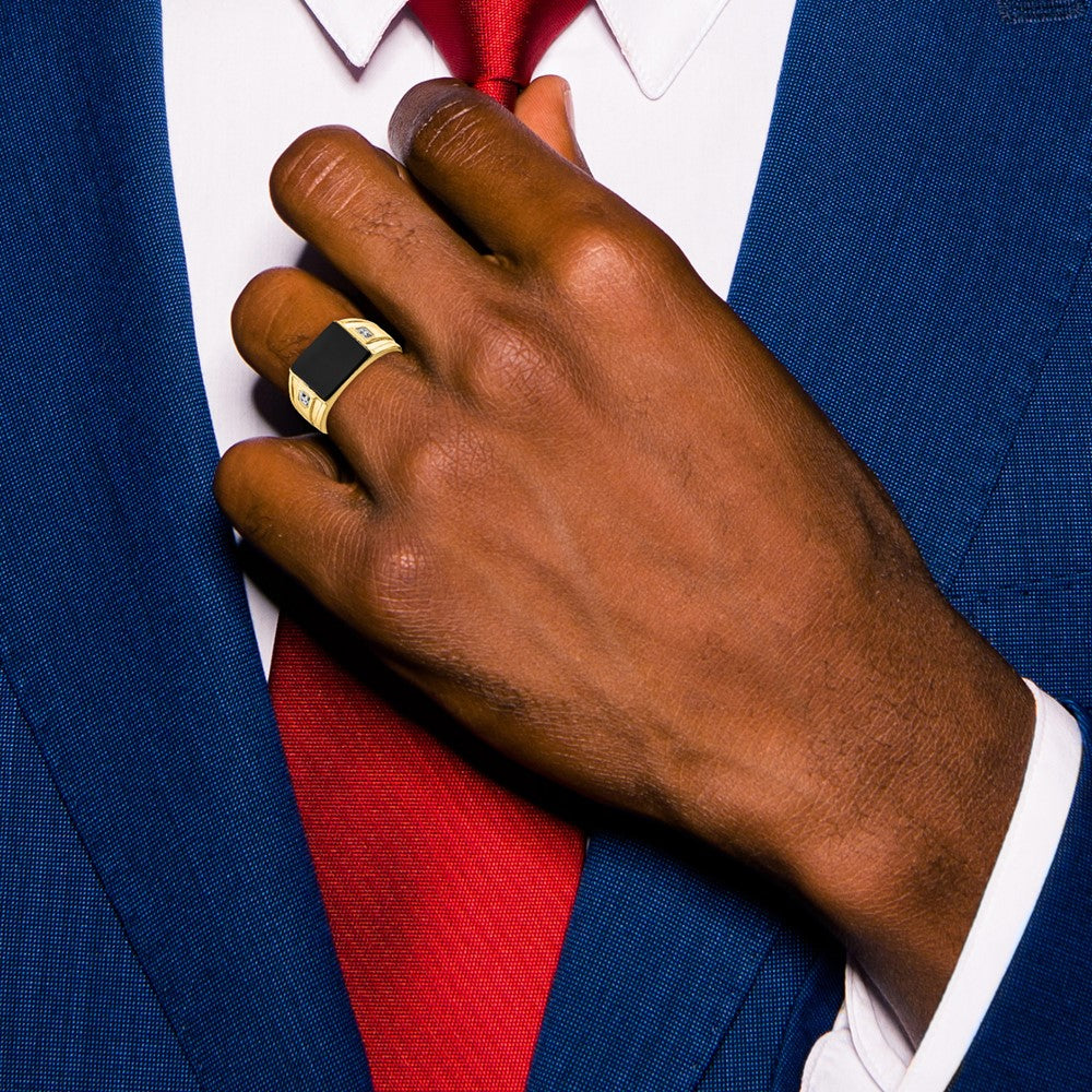 14k VS Diamond men's ring
