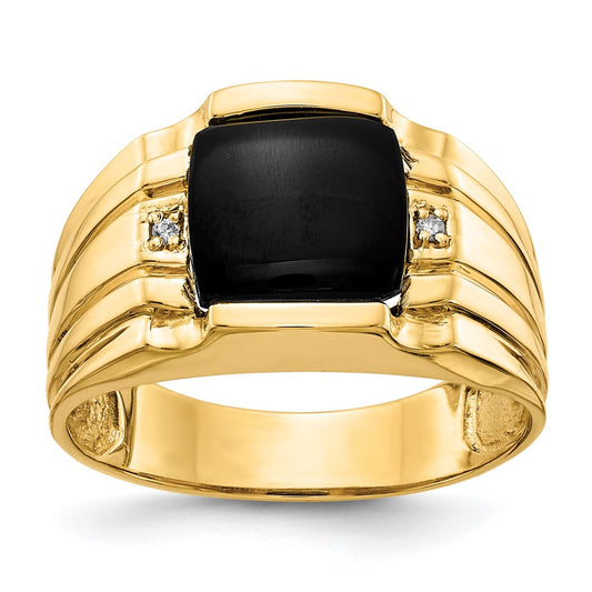 14k VS Diamond men's ring