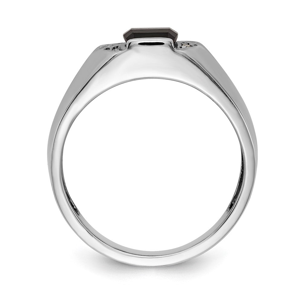 14k White Gold VS Diamond Men's Ring