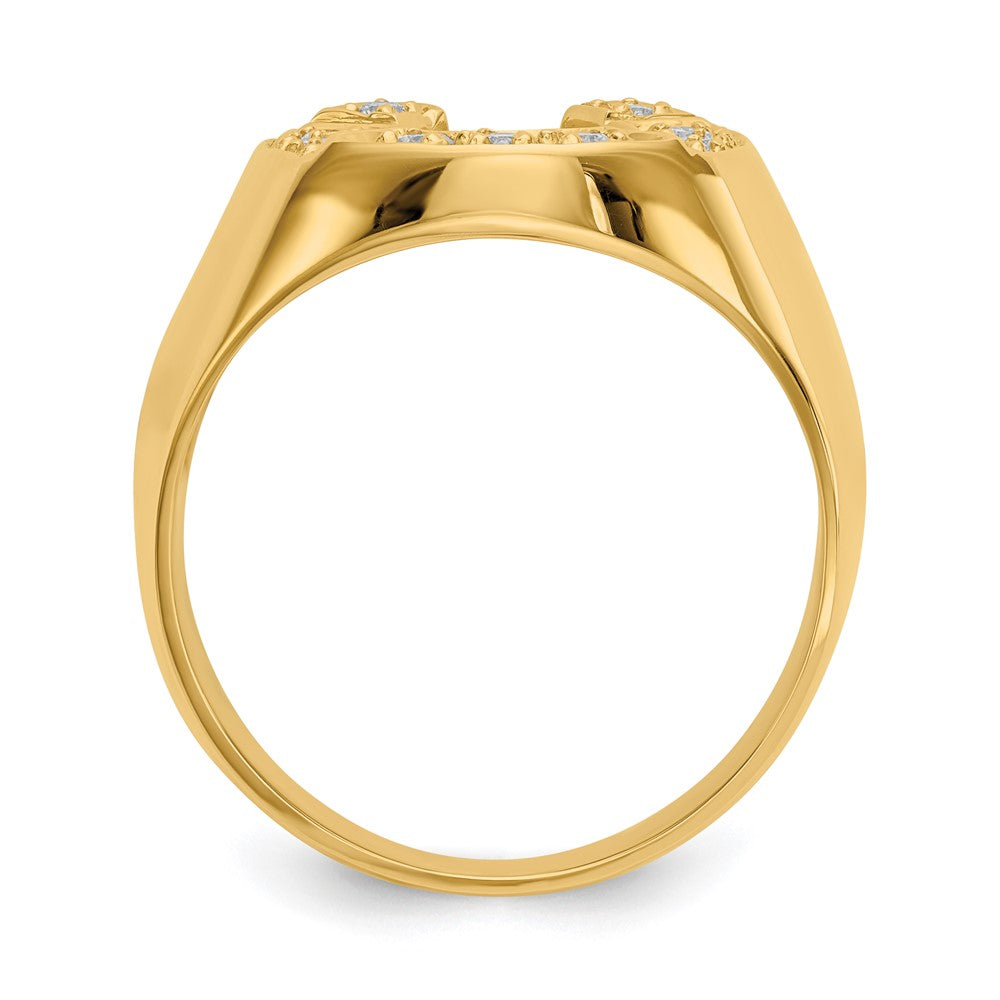 14k VS Diamond men's ring