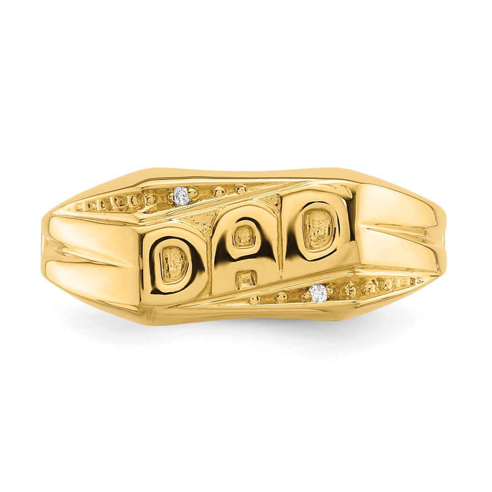 14k AA Diamond men's ring