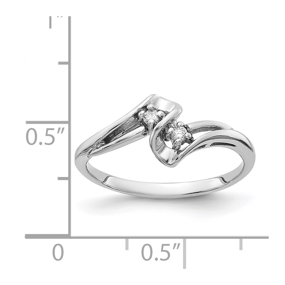 14k White Gold AAA Diamond ring