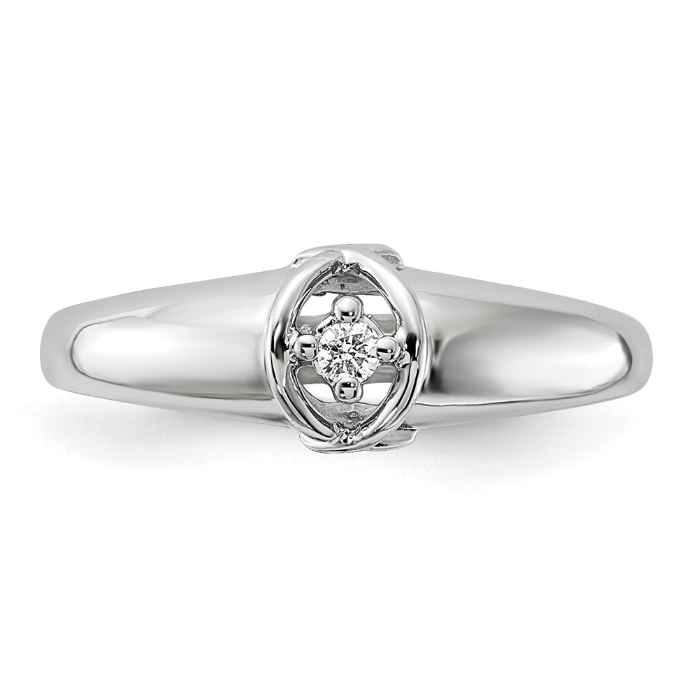 14k White Gold AAA Diamond ring