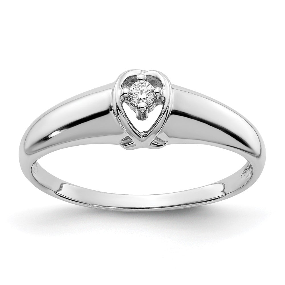 14k White Gold VS Diamond ring